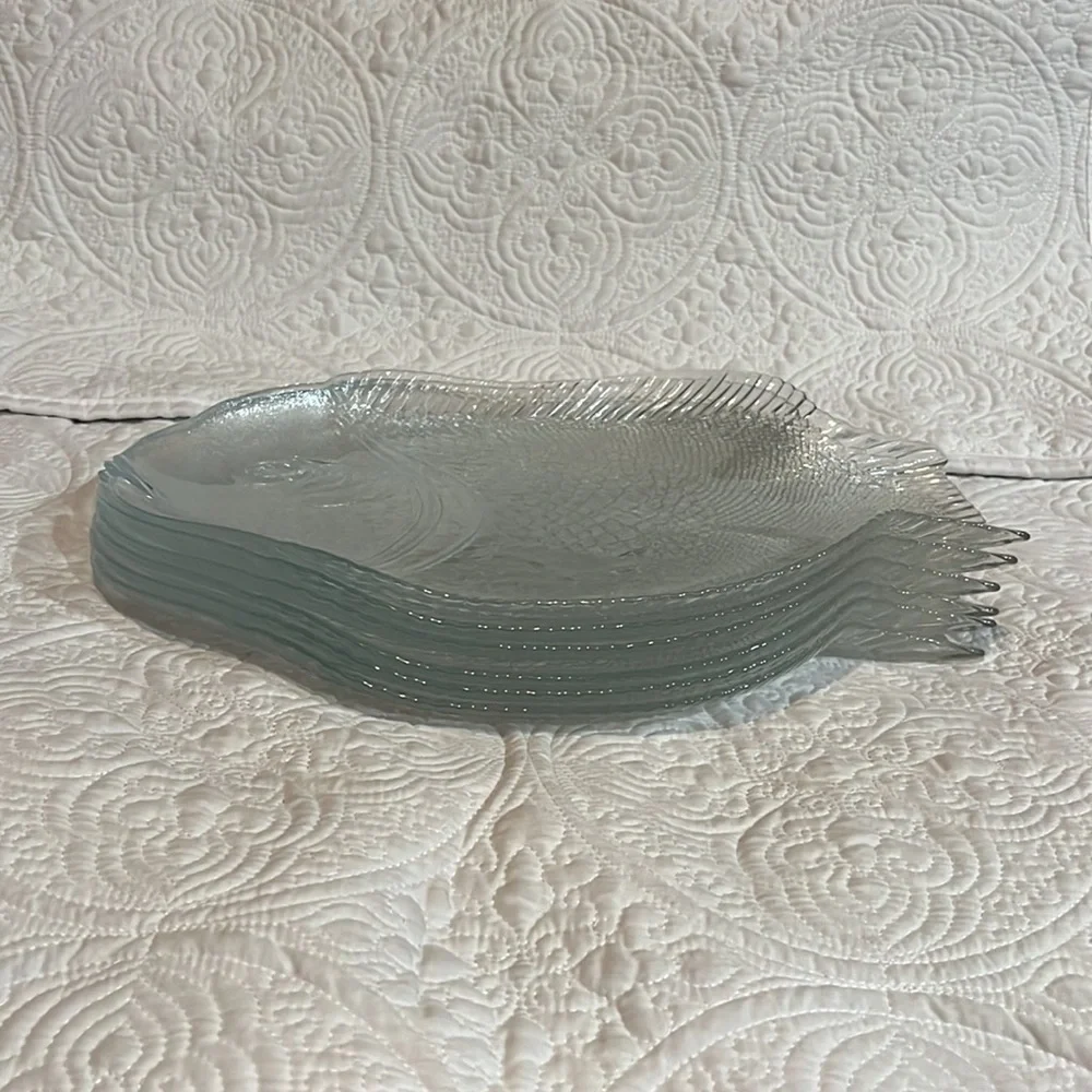 Fish‎ platters, 13x10 inches, set of 6